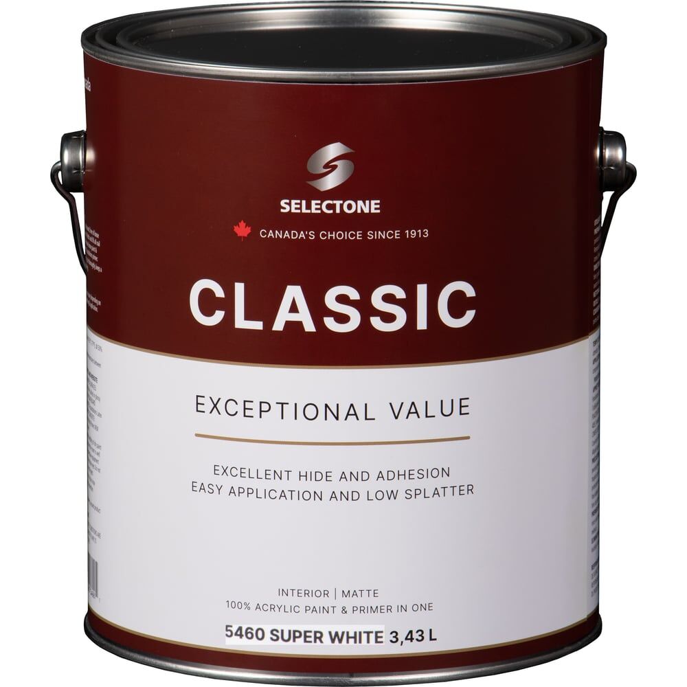 Акриловая краска для стен Selectone Classic Matte