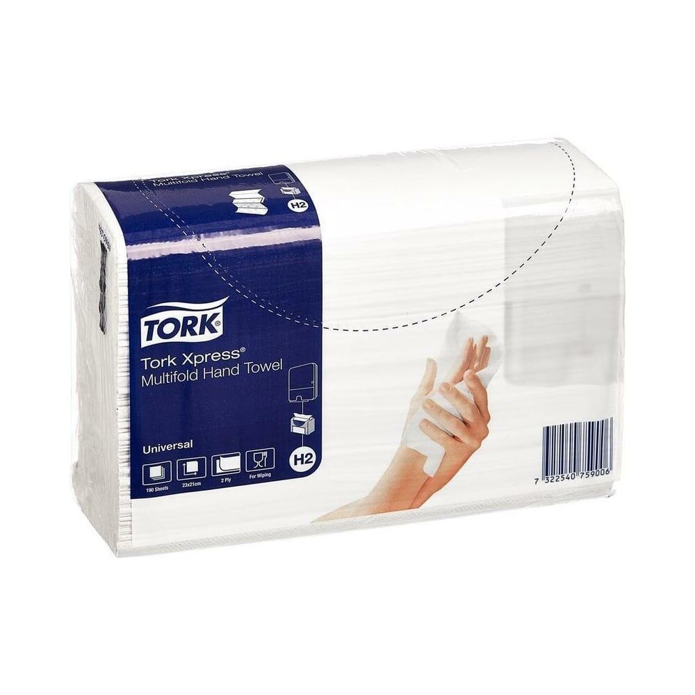 Двухслойное бумажное полотенце TORK Universal Multifold