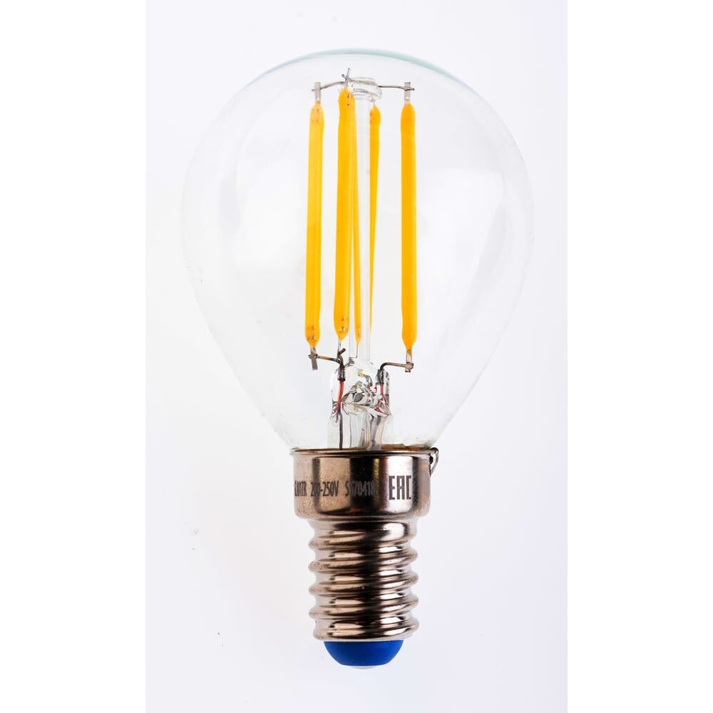 Диммируемая светодиодная лампа Uniel LED-G45-5W/NW/E14/CL/DIM GLA01TR