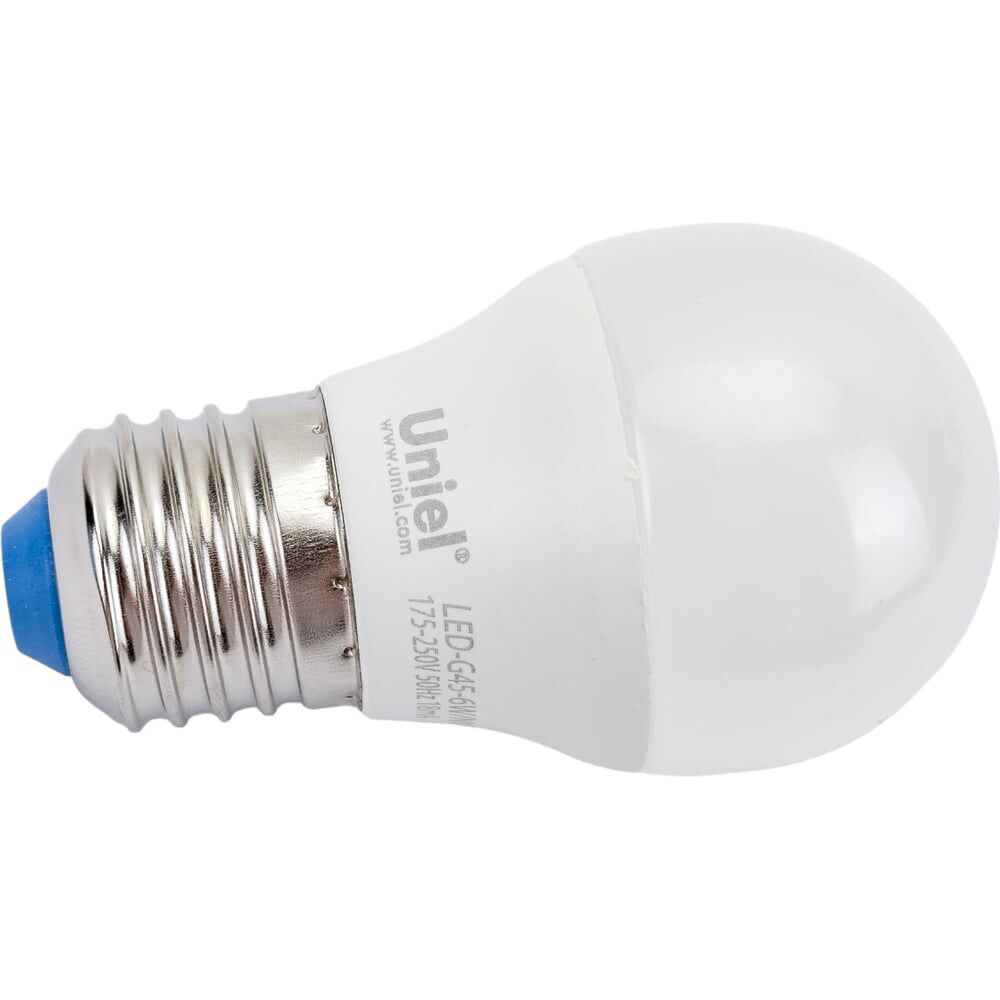 Светодиодная лампа Uniel LED-G45-6W/NW/E27/FR/MB PLM11WH