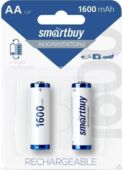 Аккумулятор SmartBuy R6 1500 1600 мАч (NIMH)