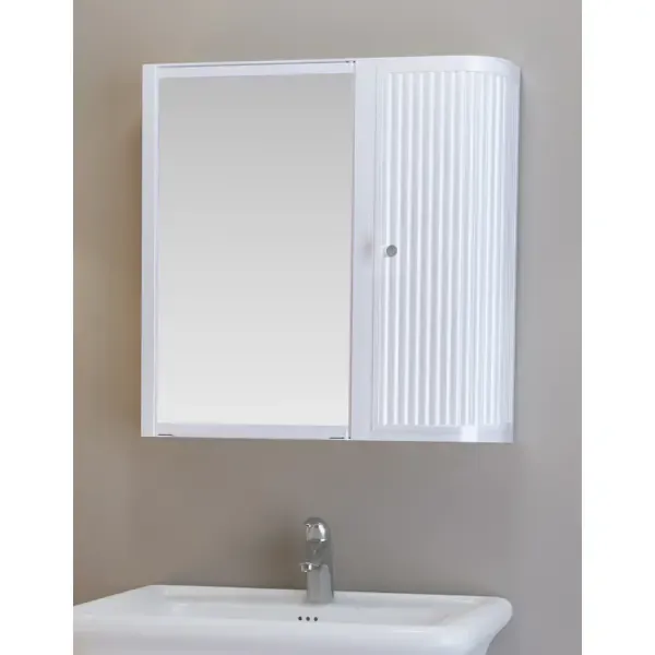 Шкаф зеркальный подвесной Berossi НВ 33701000 54.14x55см цвет белый