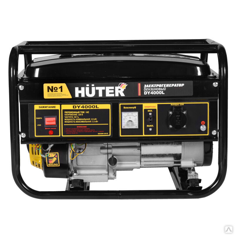 Генератор бензиновый HUTER DY4000L 3.0 кВт (64/1/21) 3