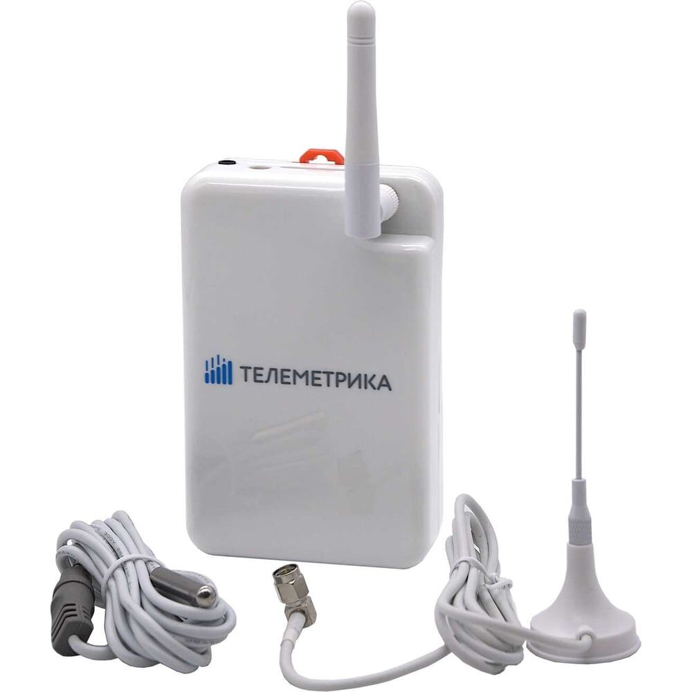 GSM модуль управления шлагбаумом и воротами Телеметрика E-01, 2 реле 16A, c датчиком температуры 2 метра 00-00000215