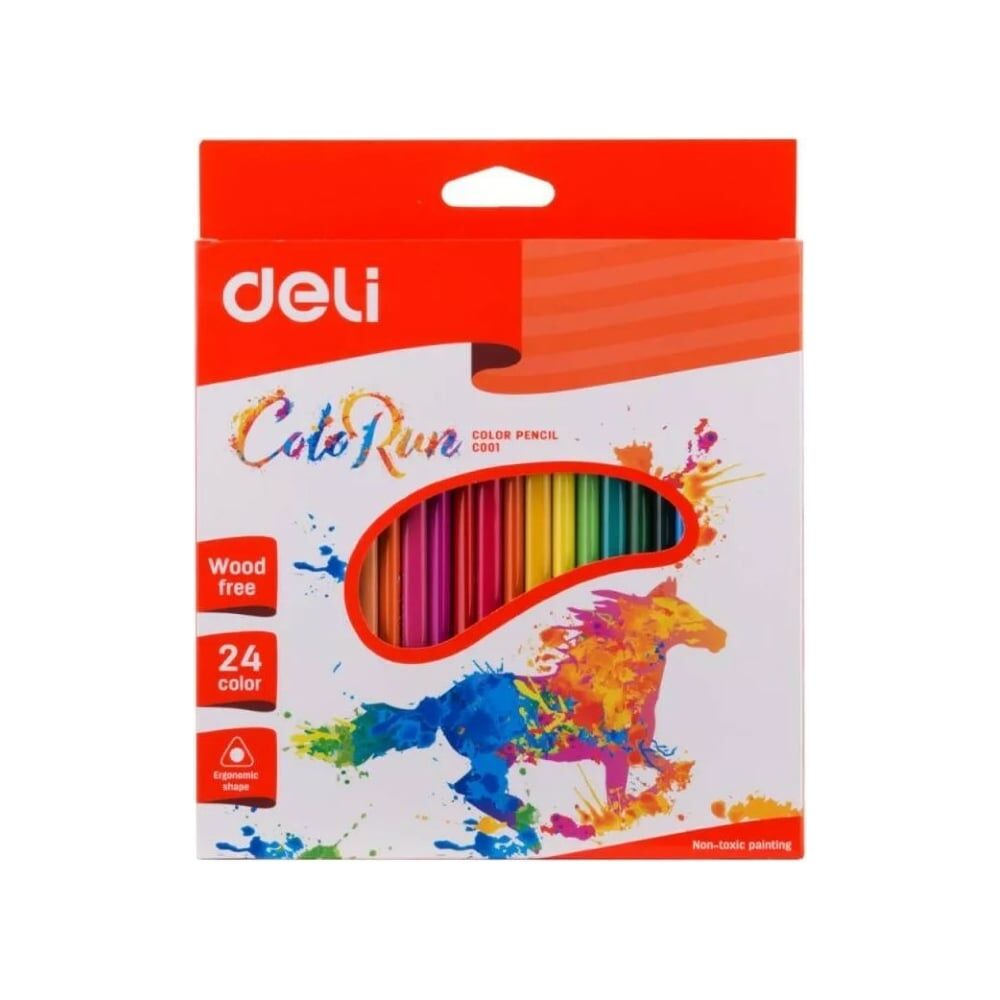 Цветные карандаши DELI ColoRun EC00120