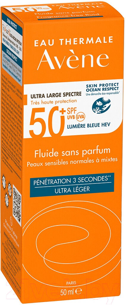 Крем солнцезащитный Avene Cleanance Флюид для проблемной кожи SPF 50+ 5