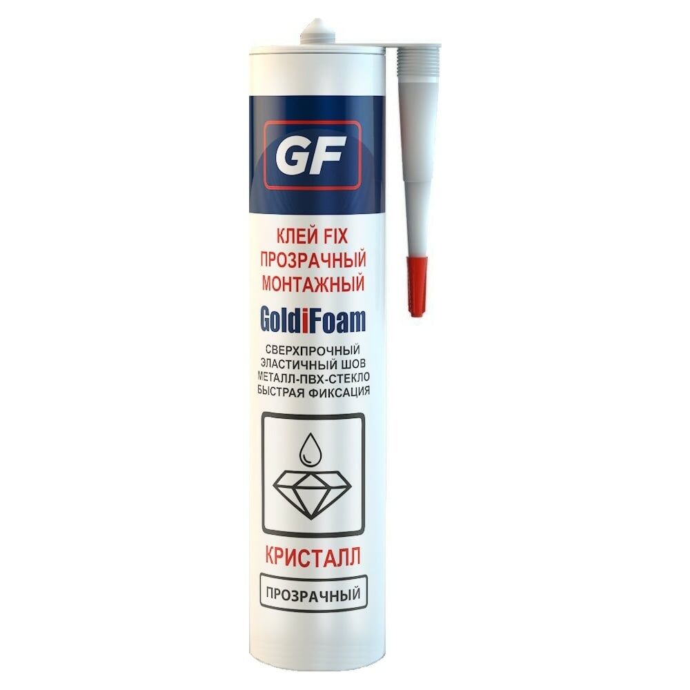 Монтажный клей GoldiFoam GF FIX Cristal