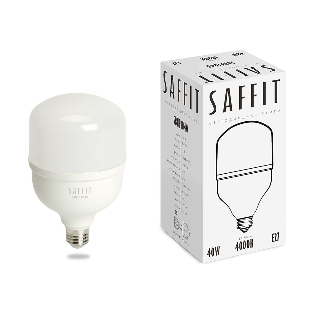 Светодиодная лампа SAFFIT SBHP1040 40W 230V E27 4000K