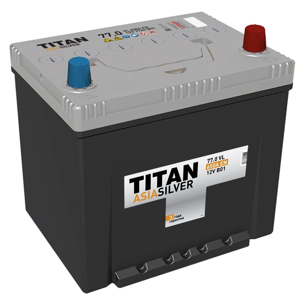 Аккумулятор TITAN ASIASILVER 77.0 VL B01