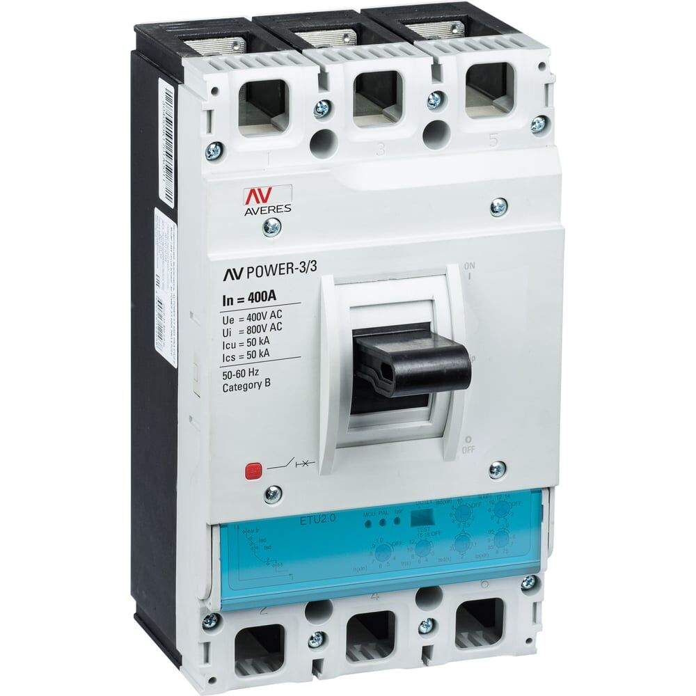 Автоматический выключатель EKF mccb-34-4P-400-2.0-av
