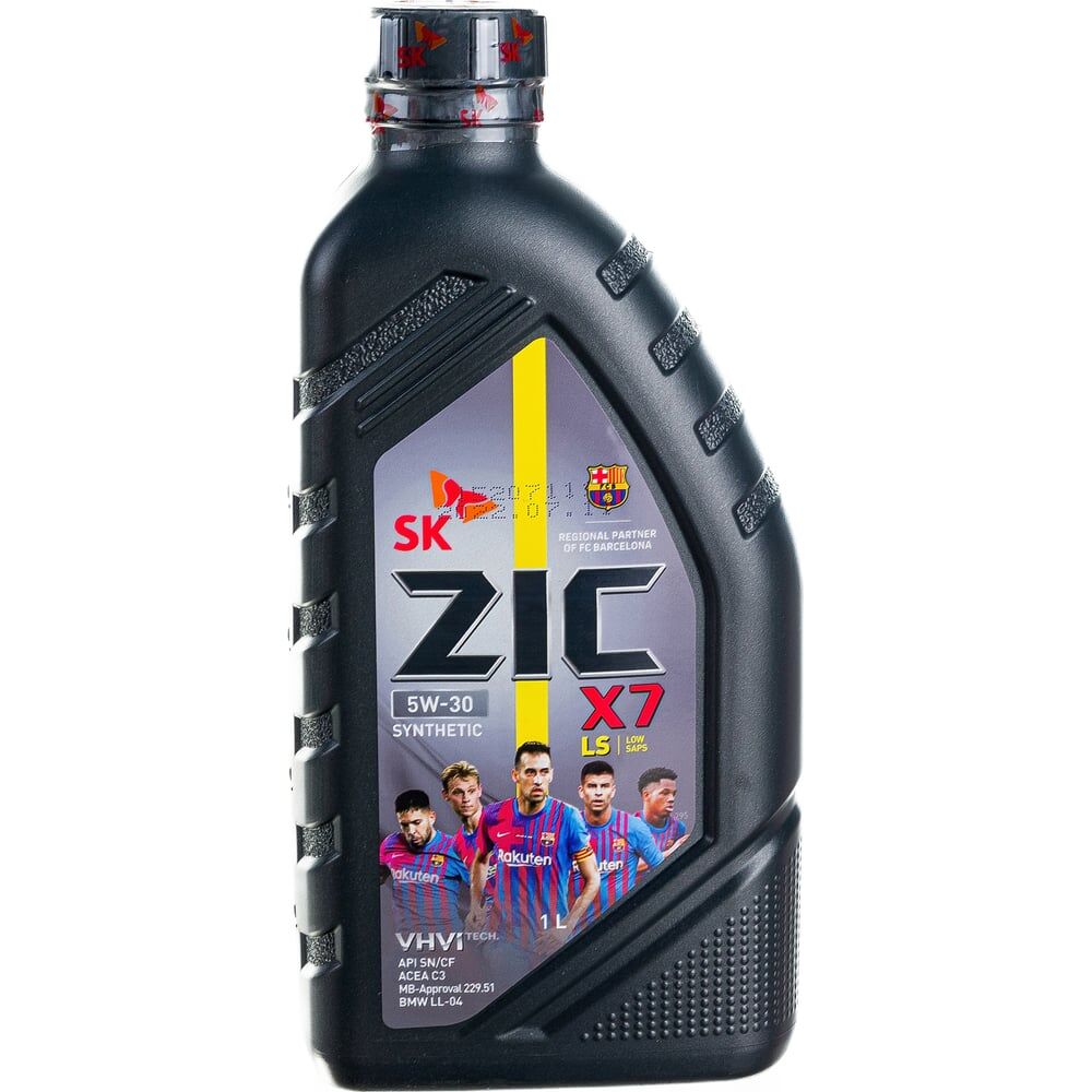 Синтетическое масло для легковых авто zic X7 LS 5w30 SN/CF С3