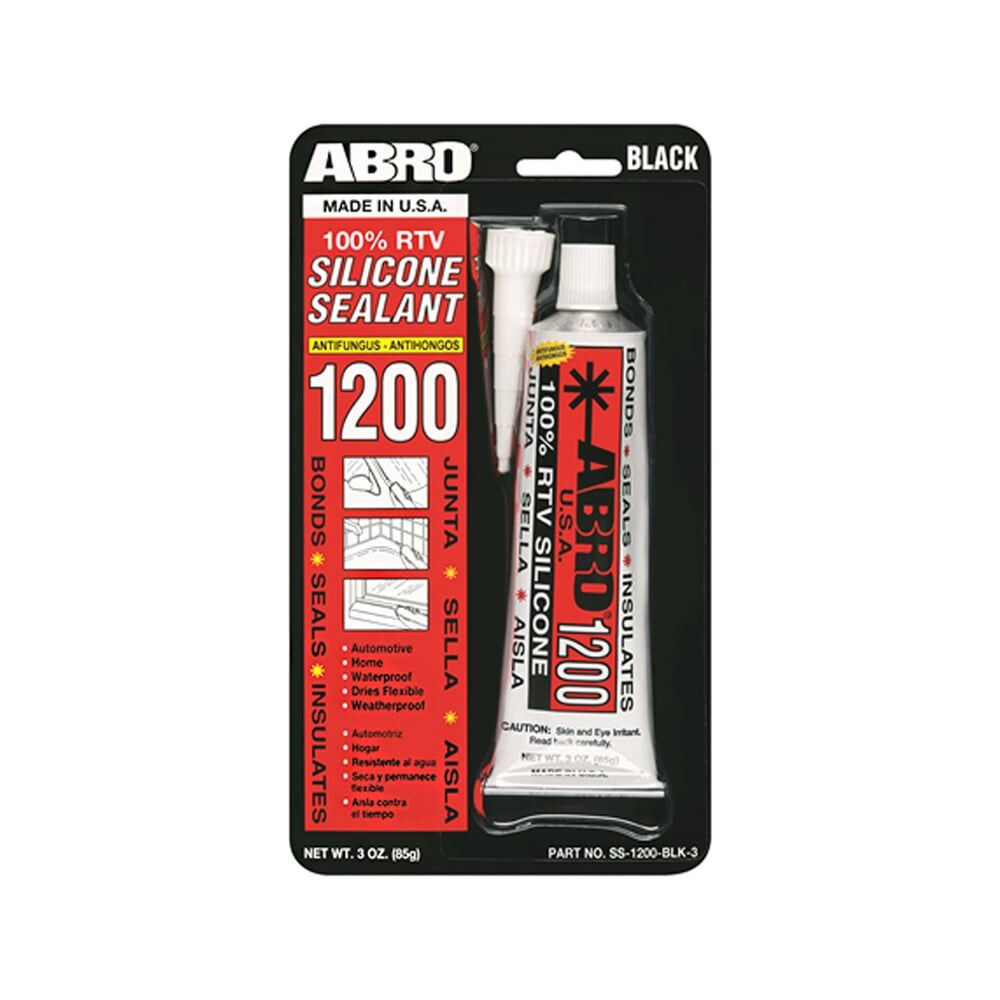 Силиконовый герметик ABRO SS-1200-BLK-3