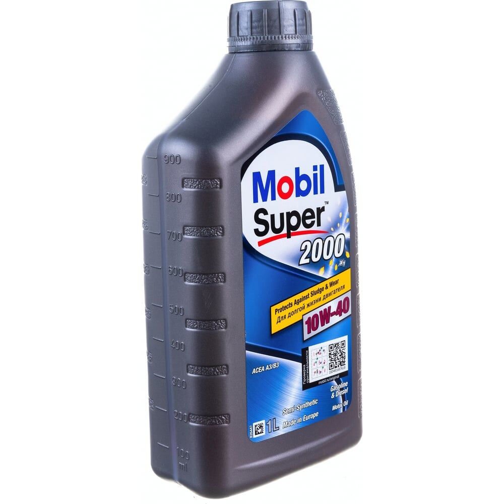 Полусинтетическое моторное масло MOBIL Super 2000 X1 10W-40