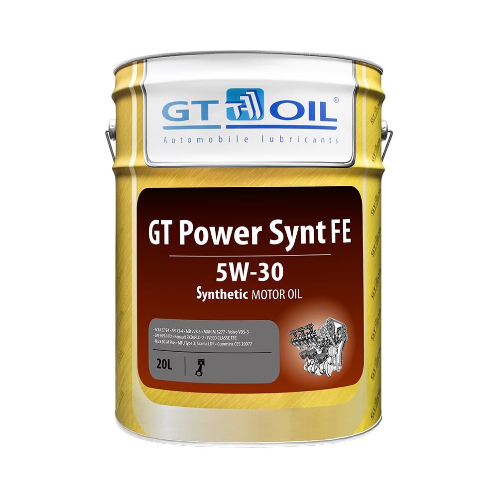 Масло GT OIL Power Synt FE SAE 5W-30 API CI-4