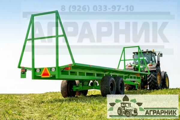 Тележка сельскохозяйственная для перевозки рулонов ТПР-10 рулоновоз Беларусь (МТЗ) 1