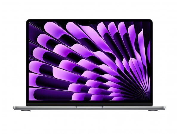 Ноутбук Apple MacBook Air 13 2024 (2560x1600, Apple M3, RAM 8 ГБ, SSD 512 ГБ, Apple graphics 10-core), Space Gray (MRXP3