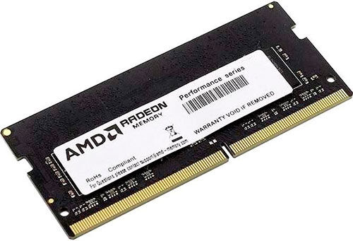 Оперативная память AMD SO-DIMM DDR4 8Gb 2133MHz R7 Performance Series Black (R748G2133S2S-UO)