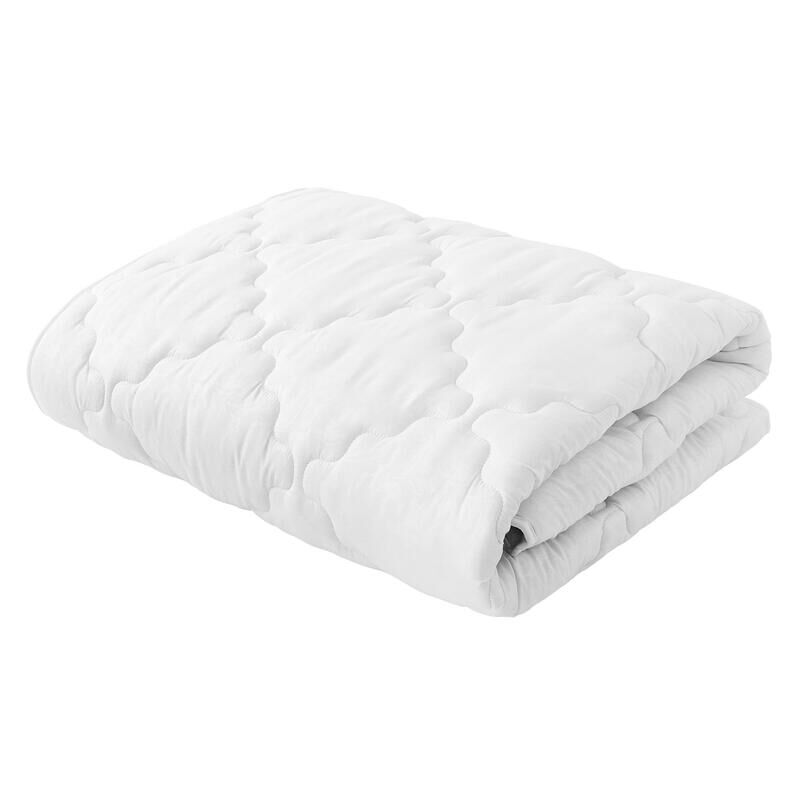 Одеяло 1.5-спальное Самойловский текстиль 140х205 см полиэстер/микрофибра стеганое с кантом белое