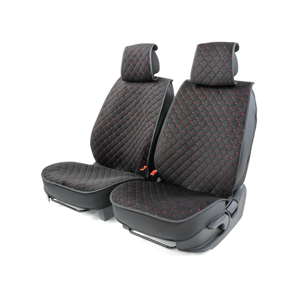Каркасные накидки на передние сиденья CarPerformance CUS-2012 BK/RD