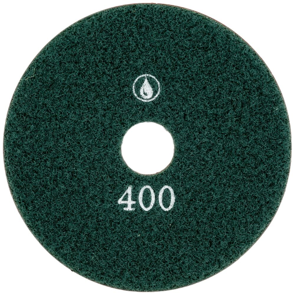 Шлифовальный алмазный диск черепашка для работы с подачей воды MESSER 100D-MESH 400