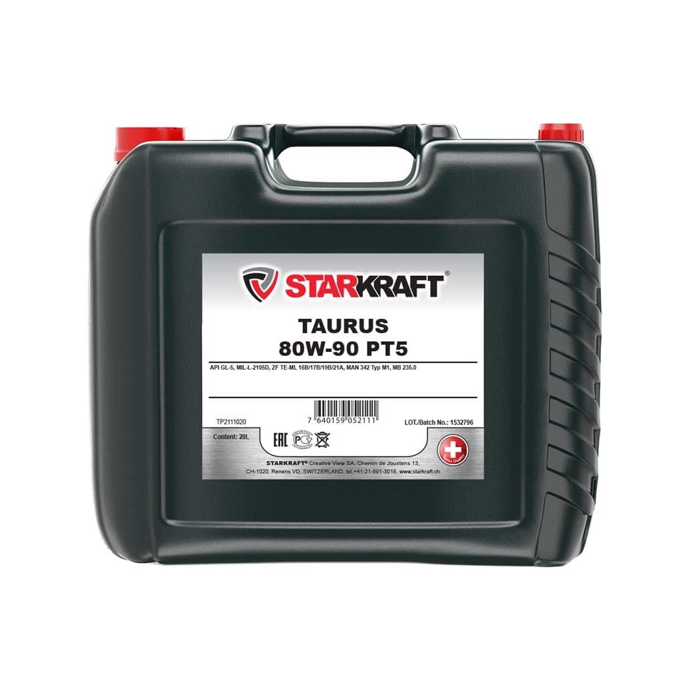 Трансмиссионное масло STARKRAFT TAURUS 80W-90 PT5 API GL-5