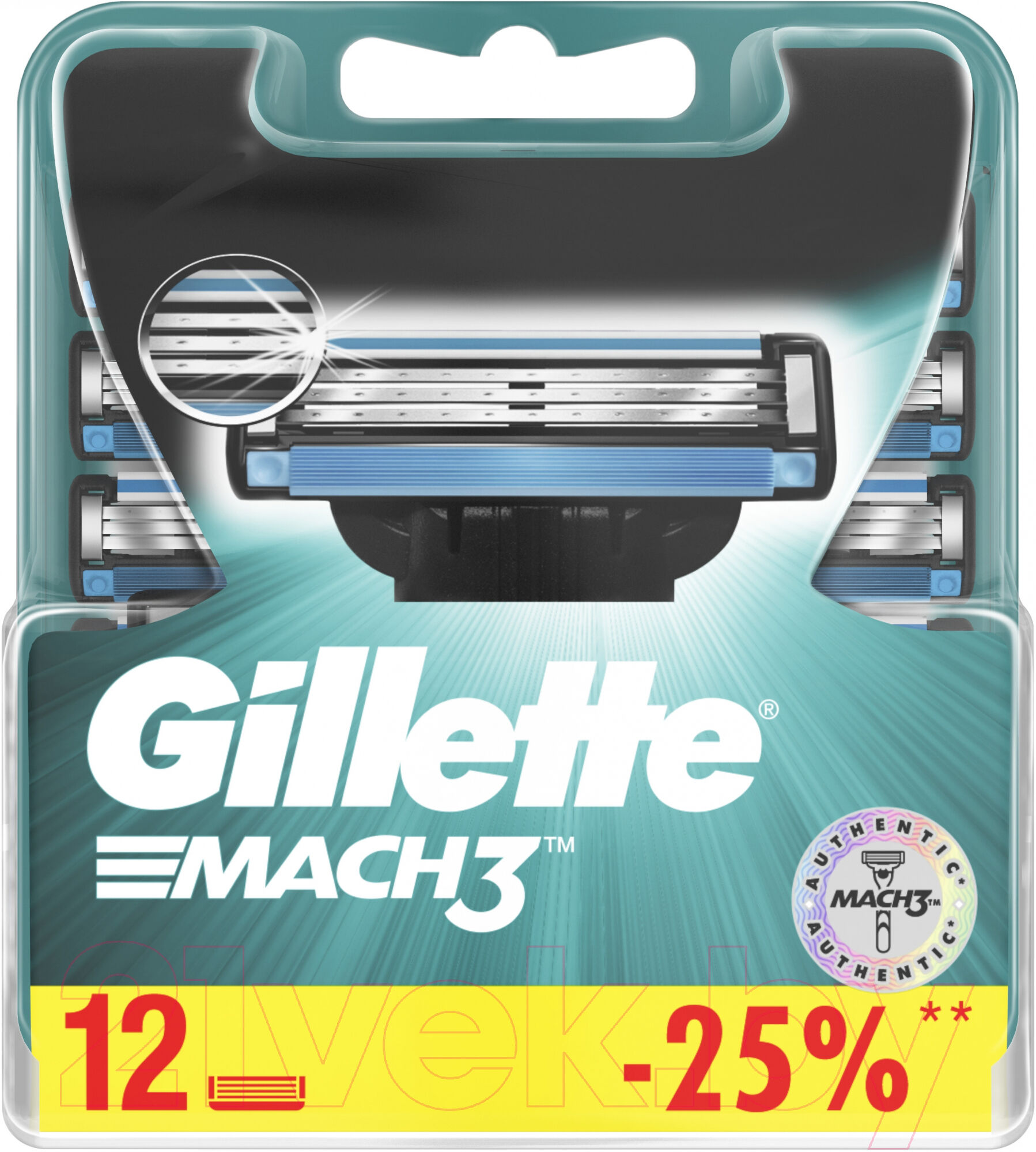 Набор сменных кассет Gillette Mach3 1