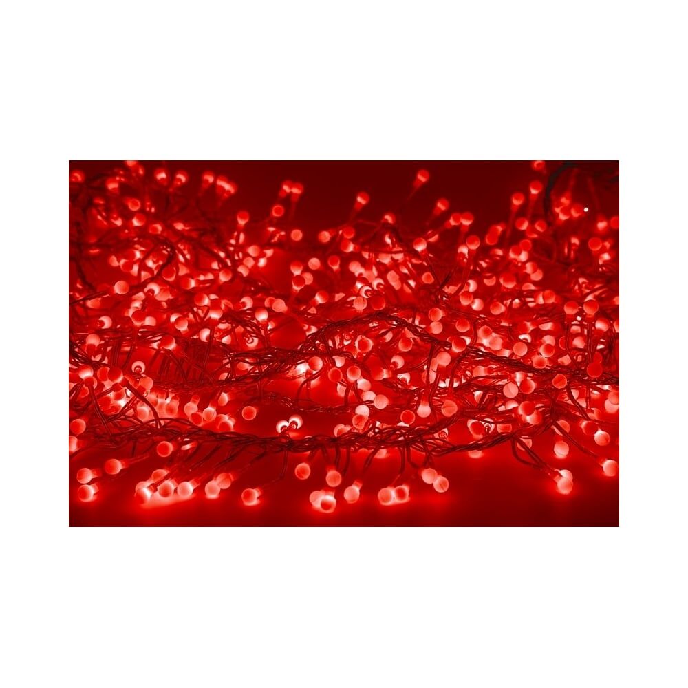 Гирлянда Neon-Night Мишура 3м, прозрачный ПВХ, 288LED Красные
