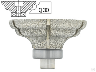 Профильная фреза вакуумного спекания Q (30 мм) 
