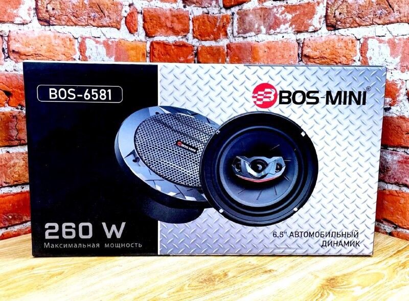 Колонки BOS-MINI BOS-6581 для автомагнитолы