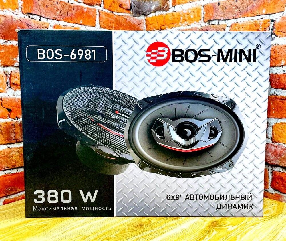 Колонки BOS-MINI BOS-6981 для автомагнитолы