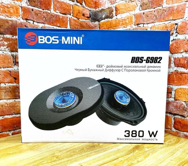 Колонки BOS-MINI BOS-6982 для автомагнитолы