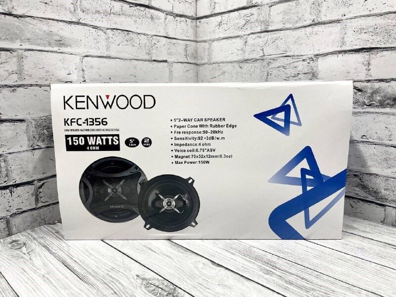 Колонки Kenwood KFC-1356 для автомагнитолы