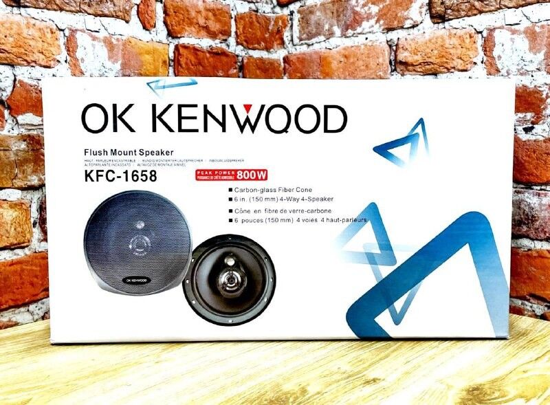 Колонки oK.Kenwood KFC-1658 для автомагнитолы