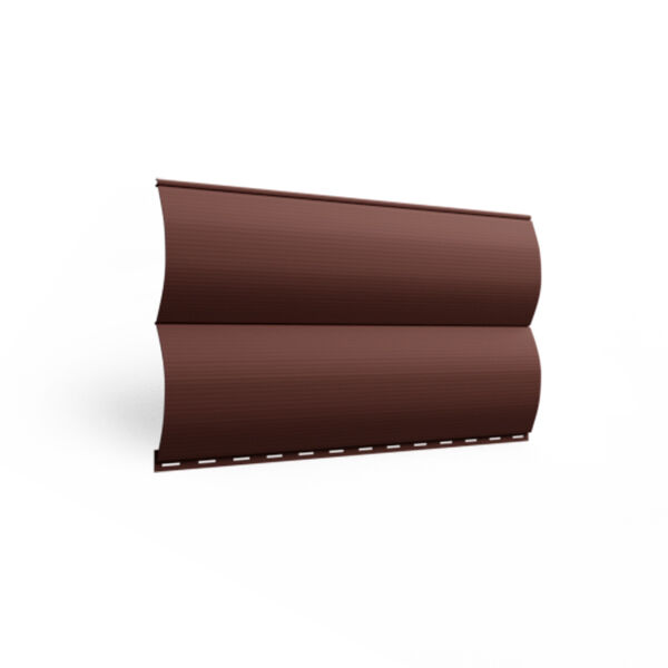 Металлосайдинг Бревно RAL8017 (Шоколадно-коричневый)