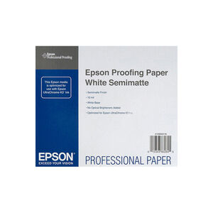 Рулонная бумага для плоттера с покрытием Epson Proofing Paper White Semimatte 60 250 г/м2, 1.524x30.5 м, 50.8 мм (C13S04