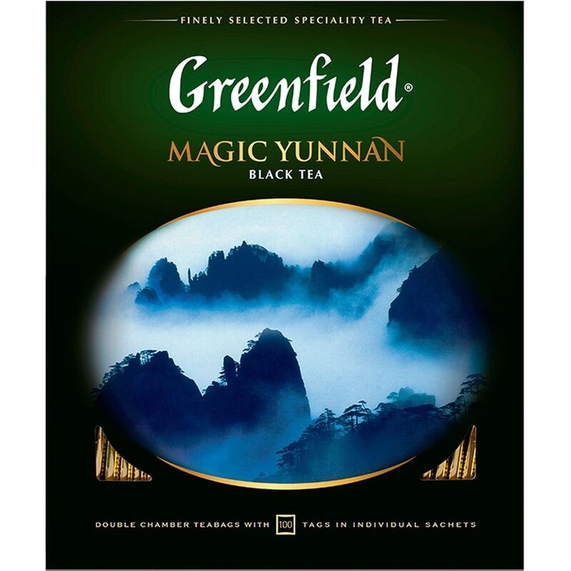 Чай черный Greenfield Magic Yunnan 100 пакетиков