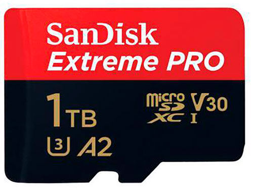 Карта памяти Sandisk microSD, Extreme, Pro 1.0TB + адаптер (SDSQXCD-1T00-GN6MA) microSD Extreme Pro 1.0TB + адаптер (SDS