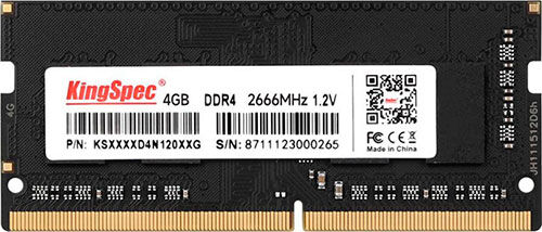 Оперативная память KINGSPEC DDR4 4GB 2666MHz Kingspec (KS2666D4P12004G)