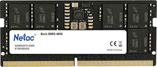 Оперативная память Netac SO-DIMM DDR5 16Gb 4800Mhz (NTBSD5N48SP-16)
