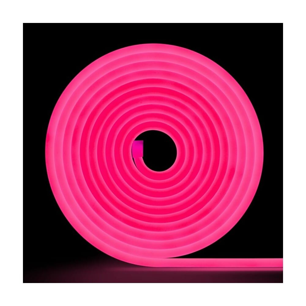 Неоновая светодиодная лента MAKSILED ML-NF-PR-6mm-L50-Light Pink