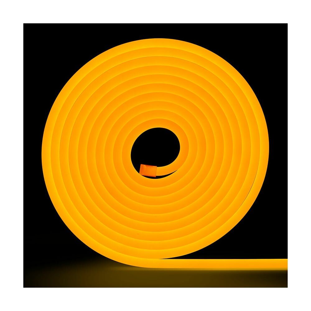 Неоновая светодиодная лента MAKSILED ML-NF-PR-8mm-L50-Golden Yellow