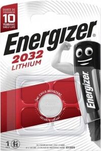 Элемент питания Energizer CR2032 (литиевые диски)
