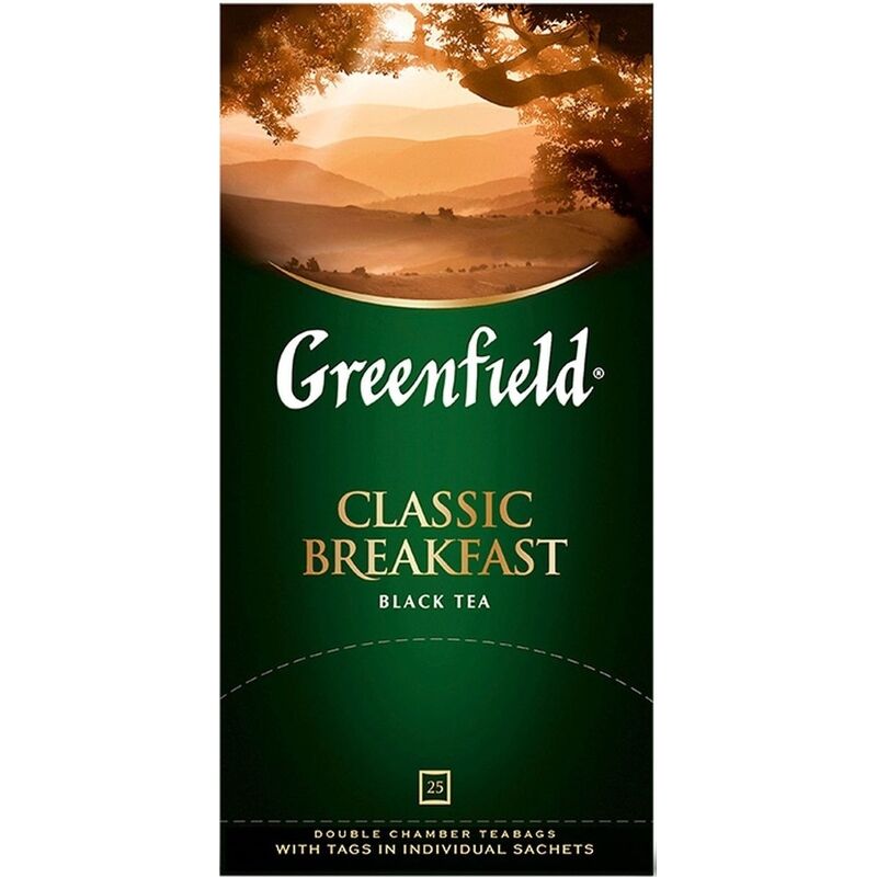 Чай черный Greenfield Classic Breakfast 25 пакетиков
