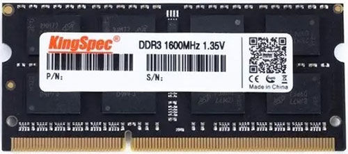 Оперативная память KINGSPEC SO-DIMM DDR3L 8Gb 1600MHz (KS1600D3N13508G)
