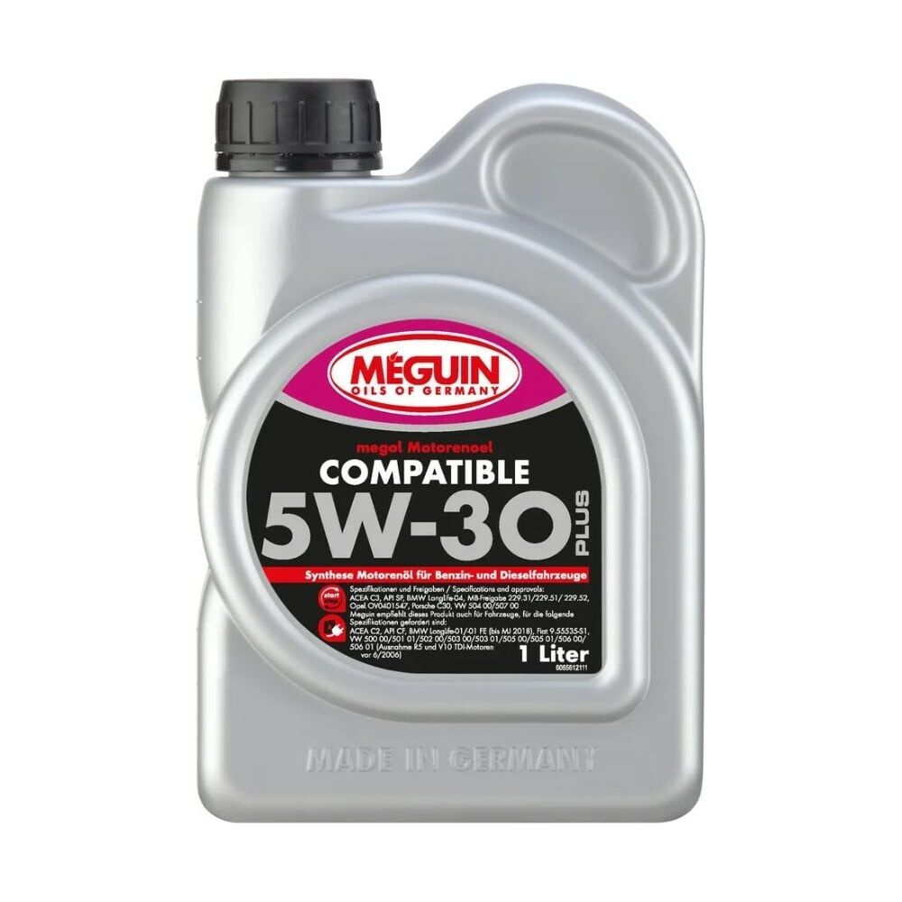 НС-синтетическое моторное масло MEGUIN Megol Motorenoel Compatible НС-SAE 5W-30 Plus SP C3