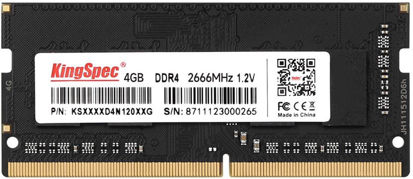 KS2666D4P12004G, Модуль памяти Kingspec 4 ГБ DIMM DDR4 2666 МГц