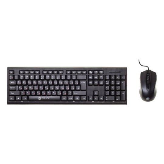 Клавиатура Oklick + мышь 620M клав:черный мышь:черный USB (475652)