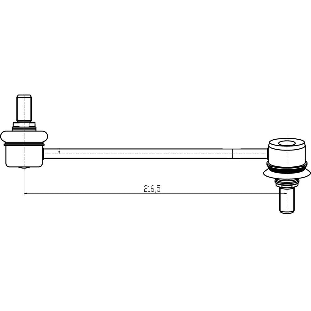 Правая стойка переднего стабилизатора для Kia Soul (09-) TRIALLI SP 0848