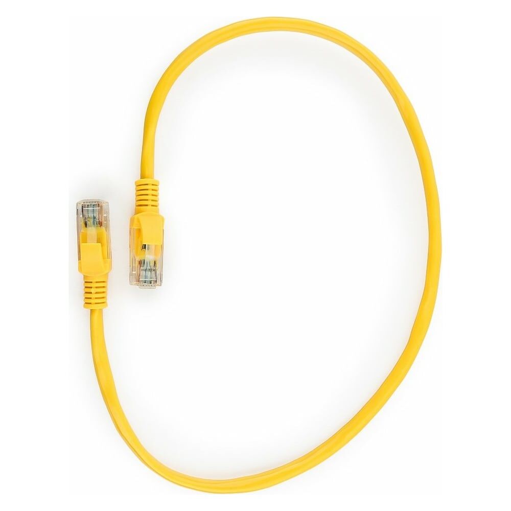Литой многожильный патч-корд Cablexpert UTP PP12-0.5M/Y