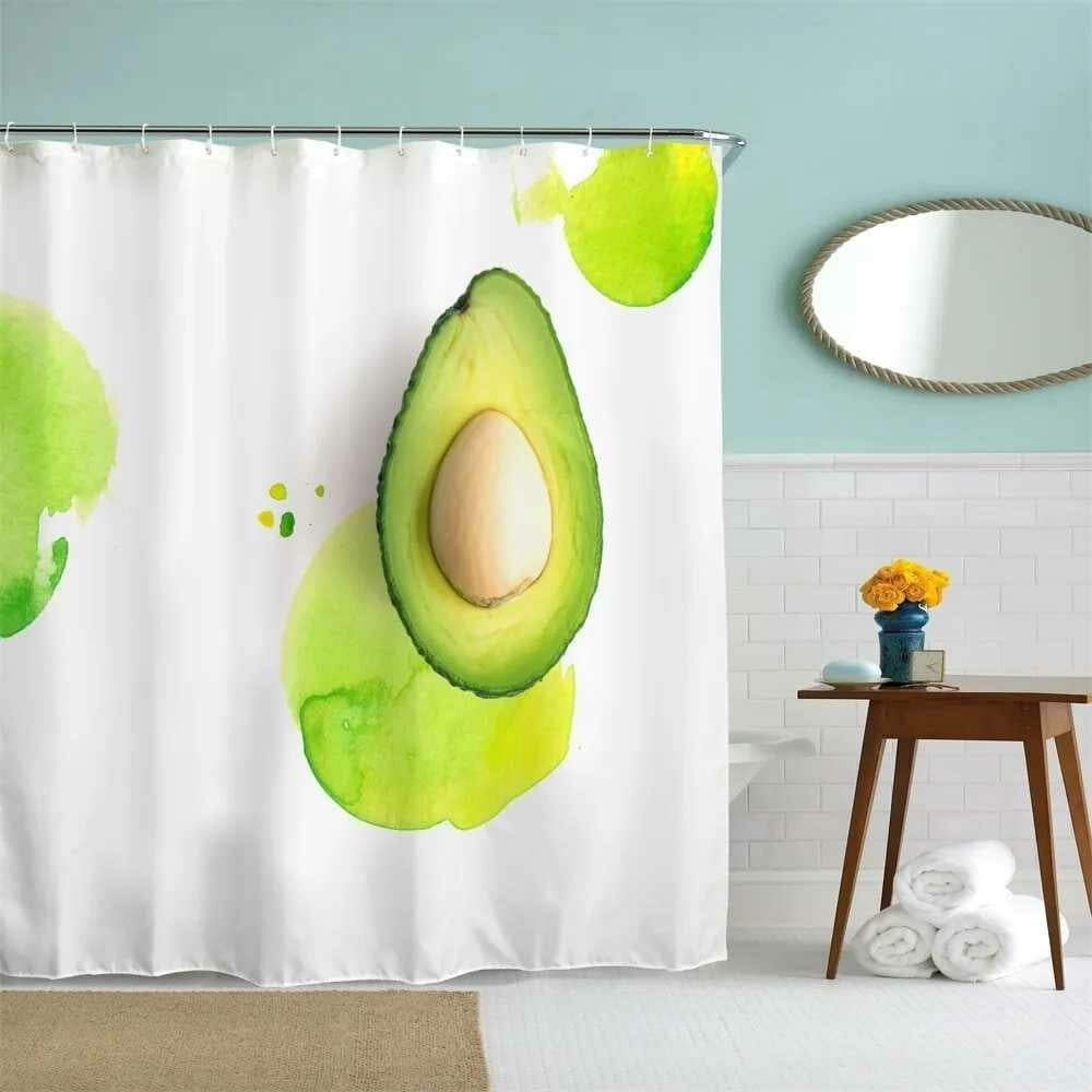 Занавеска для ванной комнаты MY SPACE Avocado 180x180 Polyester